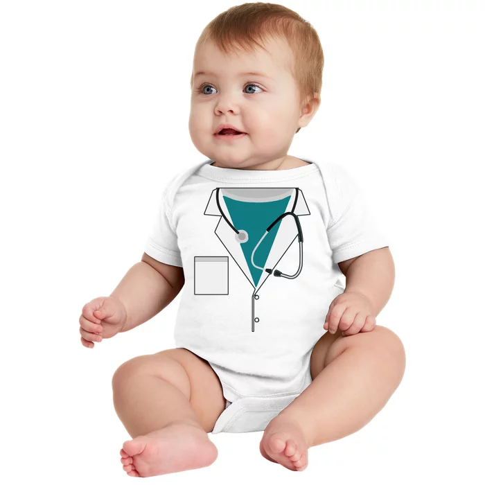 Funny Doctor Costume Baby Bodysuit