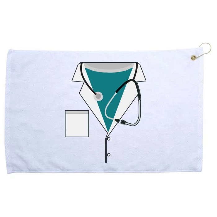 Funny Doctor Costume Grommeted Golf Towel