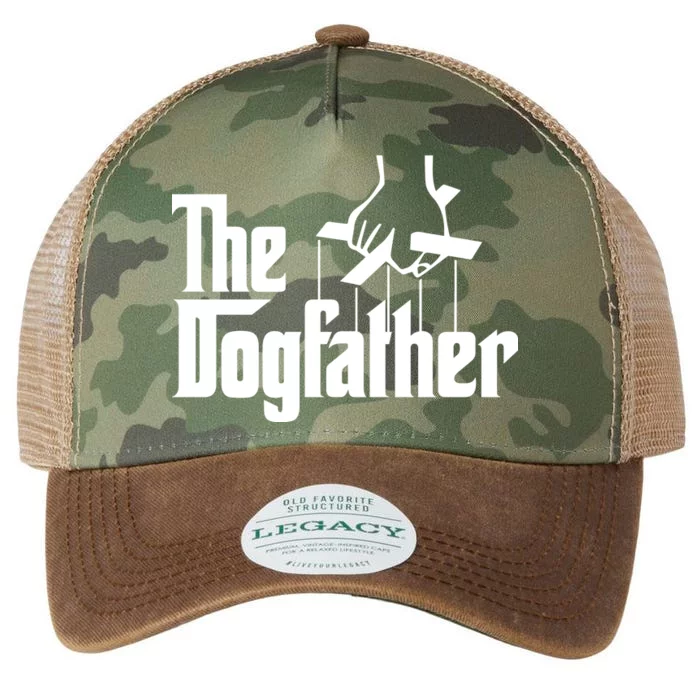 Funny Dog Father The DogFather Legacy Tie Dye Trucker Hat