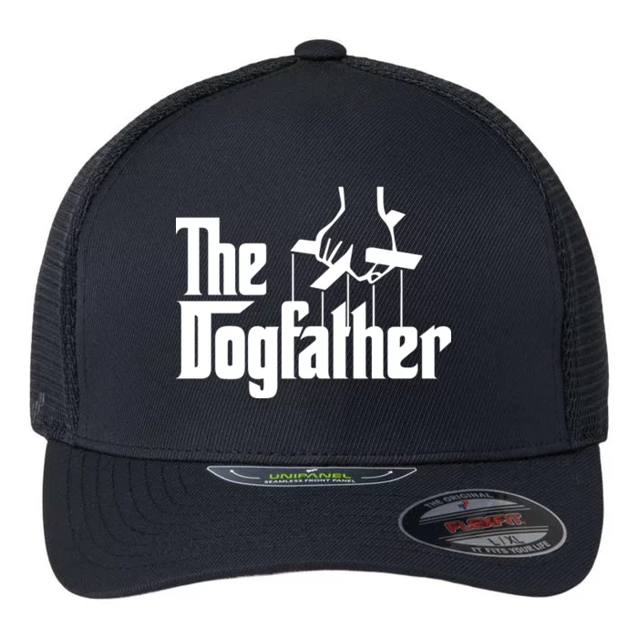 Funny Dog Father The DogFather Flexfit Unipanel Trucker Cap