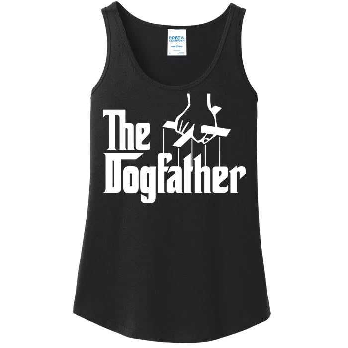 Funny Dog Father The DogFather Ladies Essential Tank