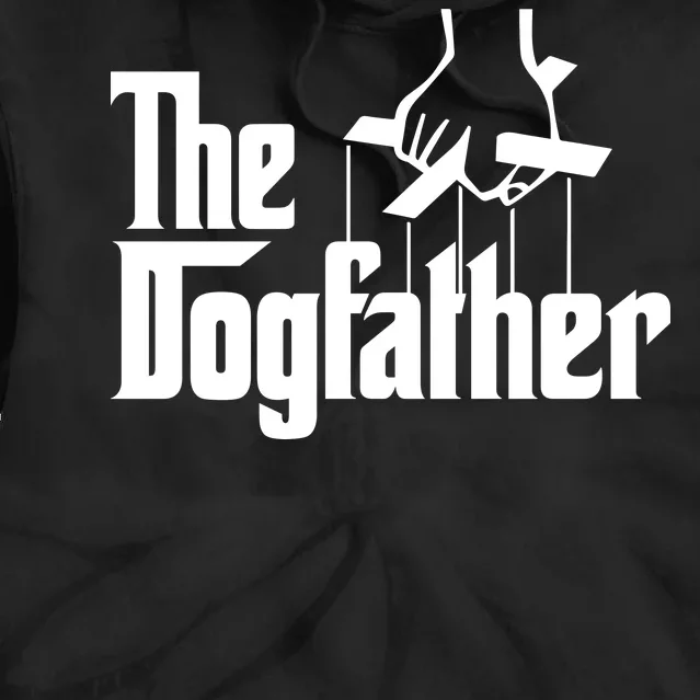 Funny Dog Father The DogFather Tie Dye Hoodie