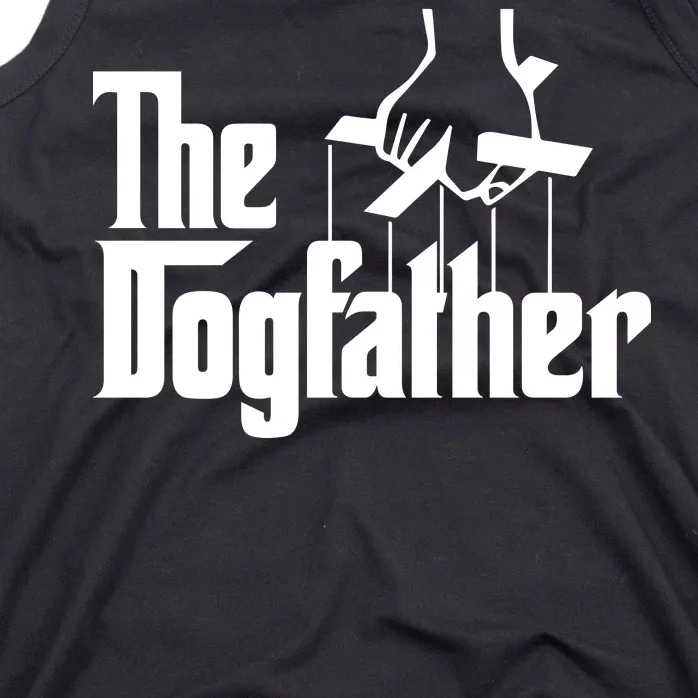 Funny Dog Father The DogFather Tank Top