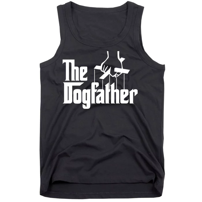 Funny Dog Father The DogFather Tank Top