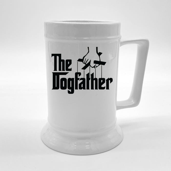 Funny Dog Father The DogFather Front & Back Beer Stein