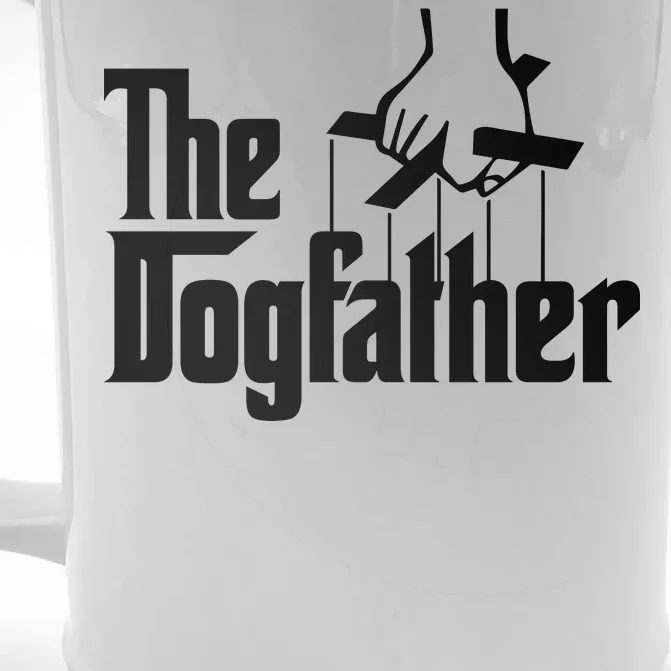 Funny Dog Father The DogFather Front & Back Beer Stein