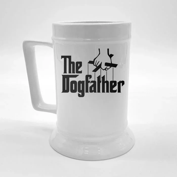 Funny Dog Father The DogFather Front & Back Beer Stein