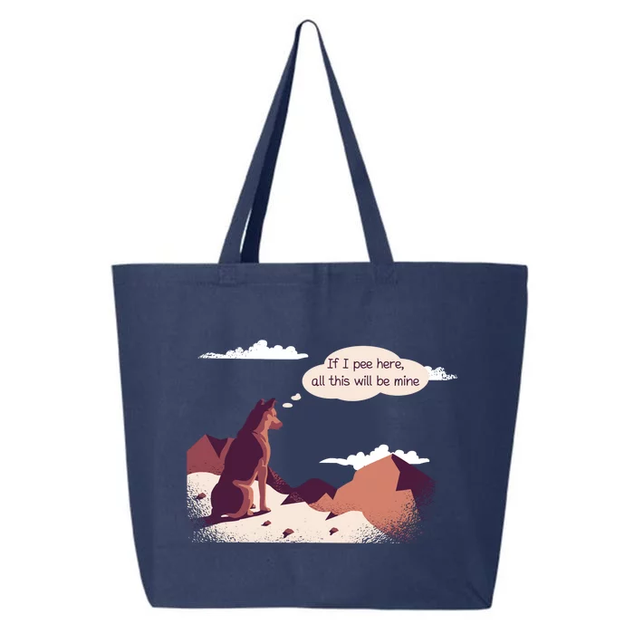 Funny Dog Mountain 25L Jumbo Tote