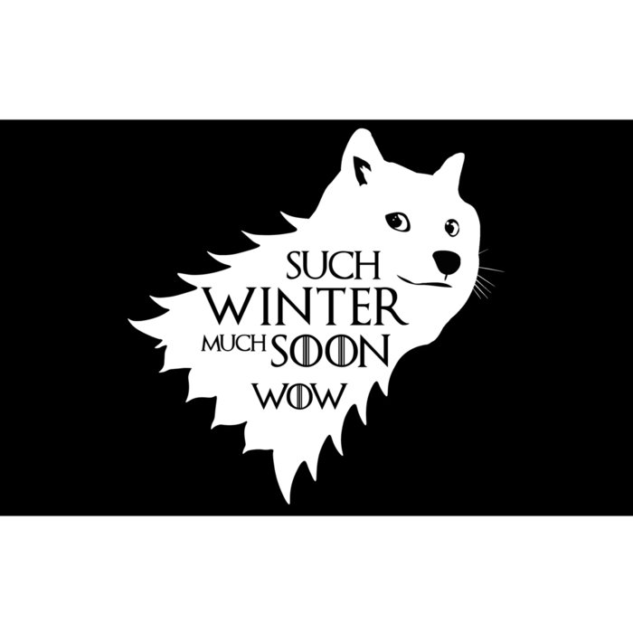 Funny Doge Such Winter Much Soon Bumper Sticker