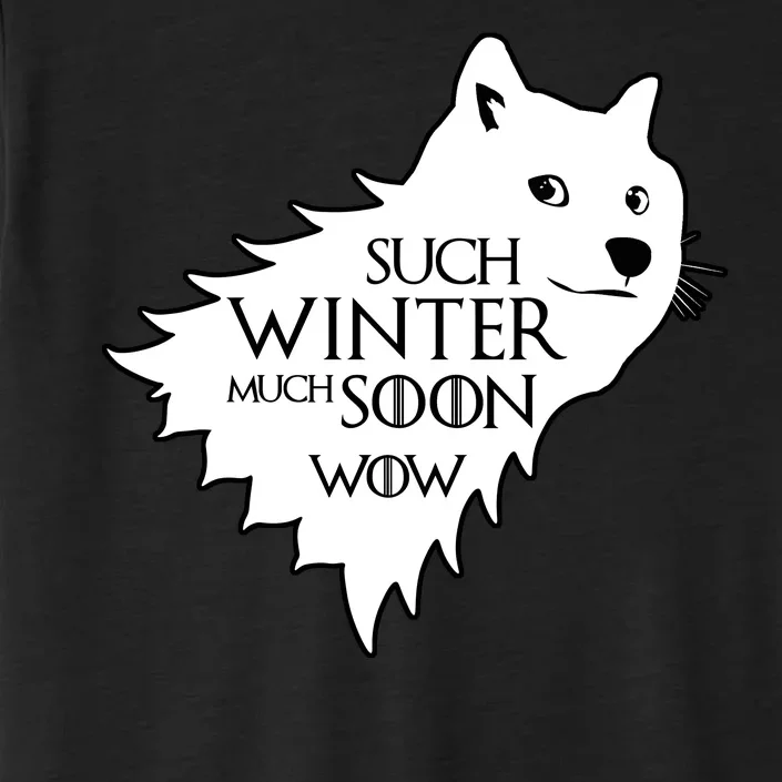 Funny Doge Such Winter Much Soon ChromaSoft Performance T-Shirt