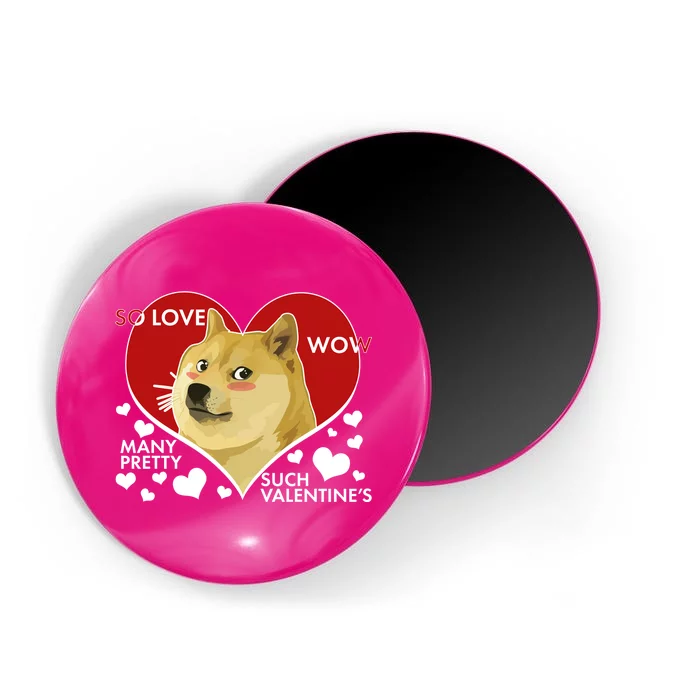 Funny Doge Valentine Meme Magnet