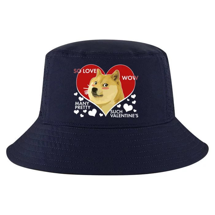 Funny Doge Valentine Meme Cool Comfort Performance Bucket Hat