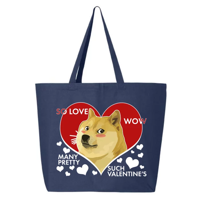 Funny Doge Valentine Meme 25L Jumbo Tote