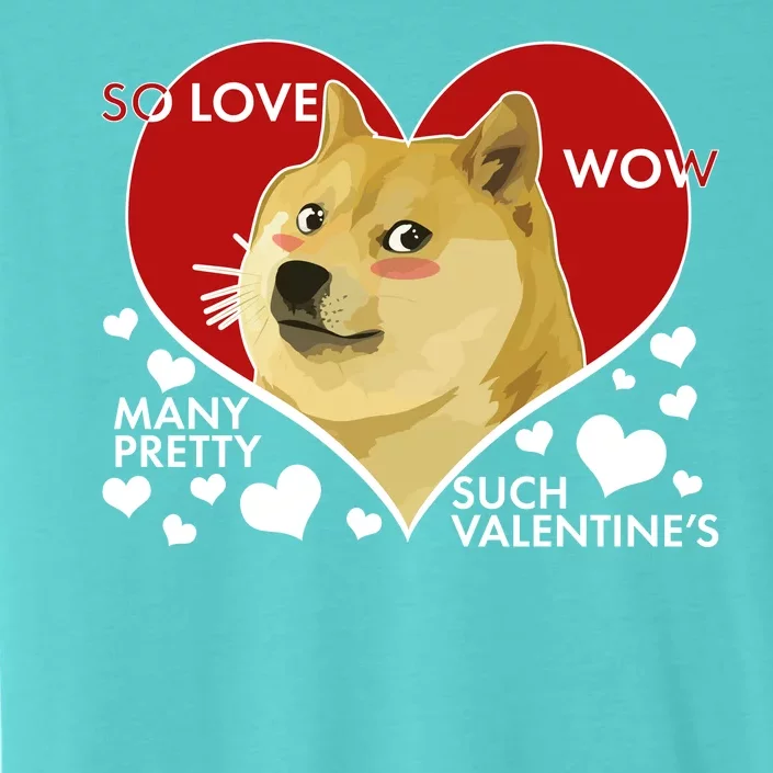 Funny Doge Valentine Meme ChromaSoft Performance T-Shirt