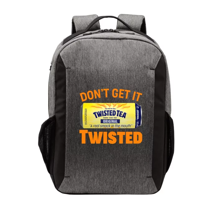 Funny Don't Get It Twisted Tea Meme Vector Backpack