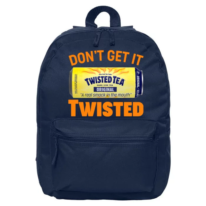 Funny Don't Get It Twisted Tea Meme 16 in Basic Backpack