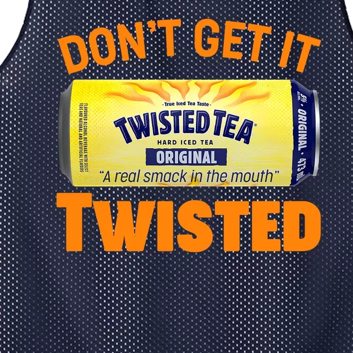 Funny Don't Get It Twisted Tea Meme Mesh Reversible Basketball Jersey Tank