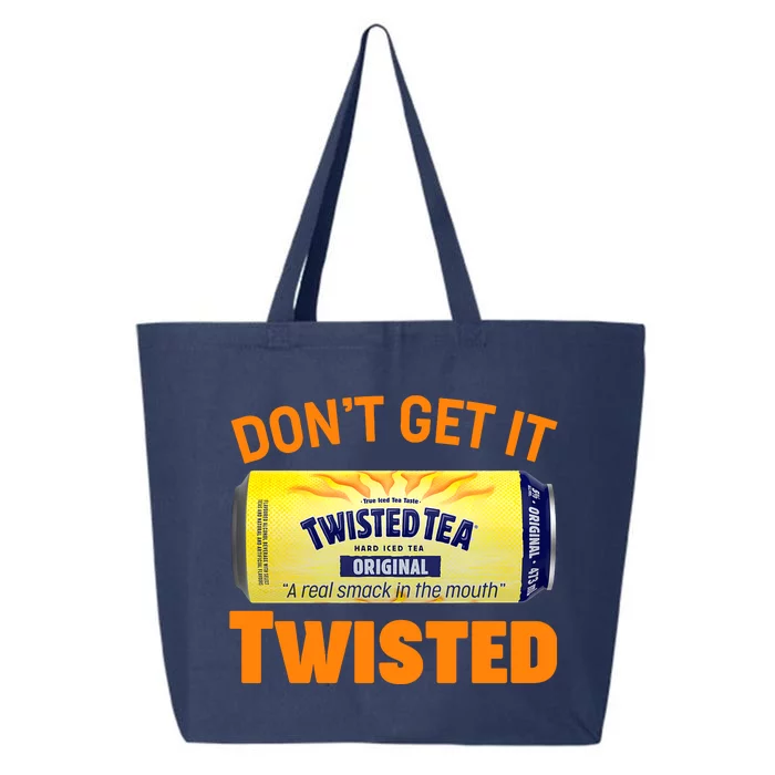 Funny Don't Get It Twisted Tea Meme 25L Jumbo Tote