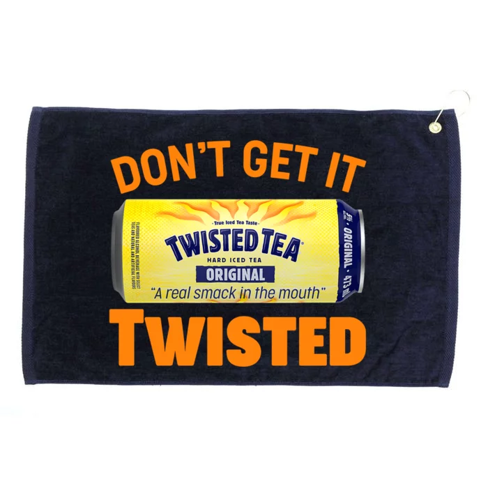 Funny Don't Get It Twisted Tea Meme Grommeted Golf Towel