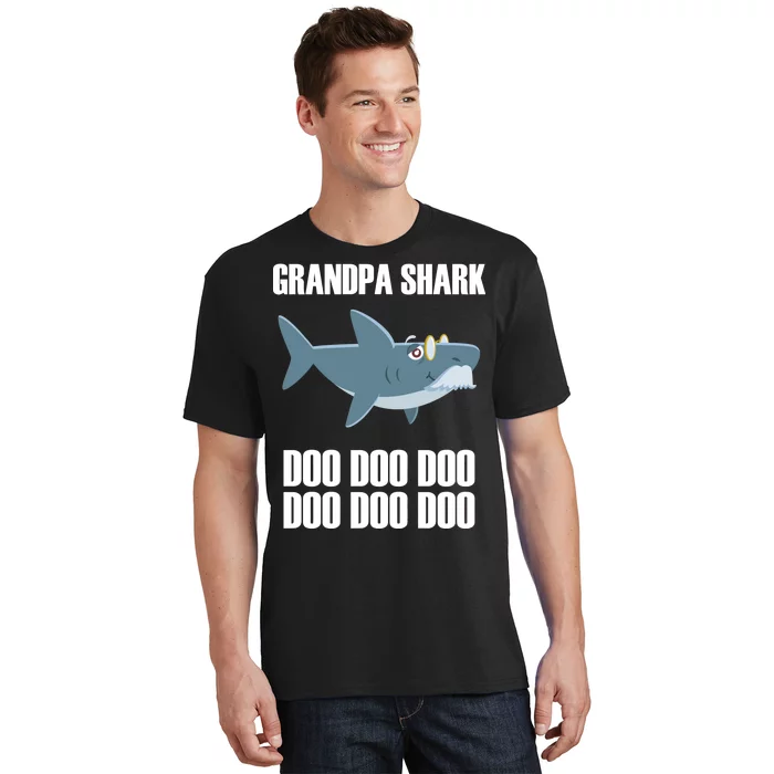 Funny Doo Grandpa Shark T-Shirt