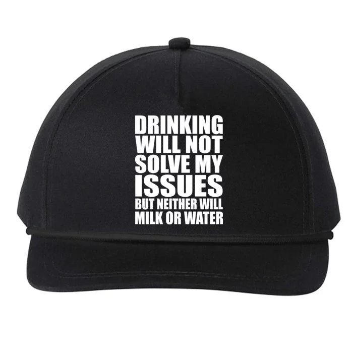 Funny Drinking Snapback Five-Panel Rope Hat