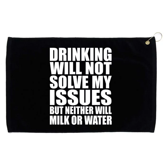 Funny Drinking Grommeted Golf Towel