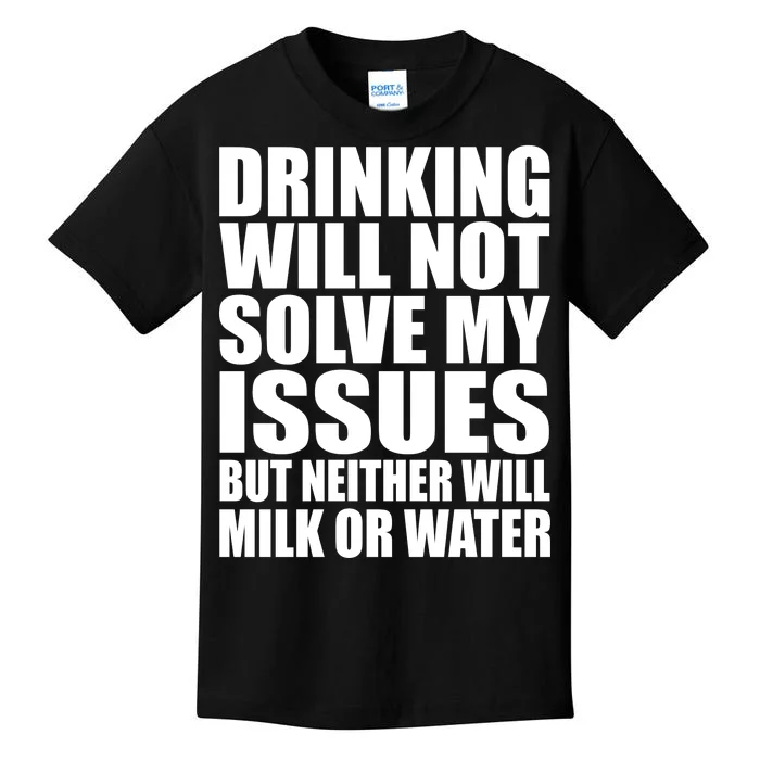 Funny Drinking Kids T-Shirt