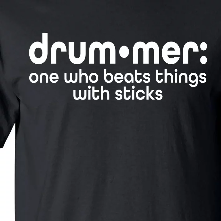 Funny Drummer Definition Beats With Sticks Tall T-Shirt