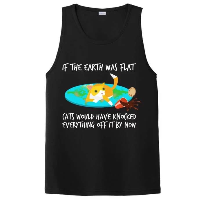 Funny Earth Cat Performance Tank