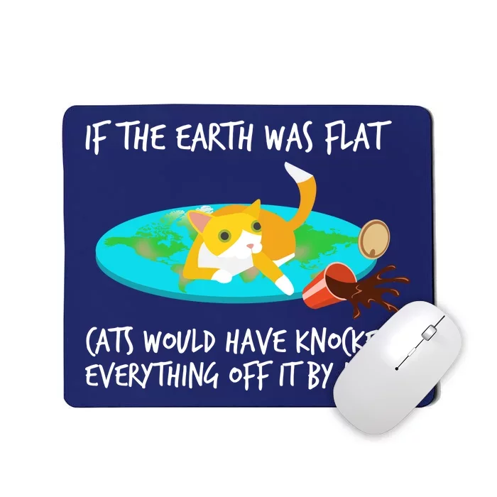 Funny Earth Cat Mousepad