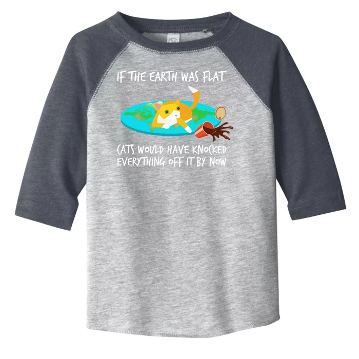 Funny Earth Cat Toddler Fine Jersey T-Shirt