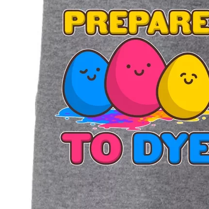 Funny Easter Prepare To Dye Doggie 3-End Fleece Hoodie