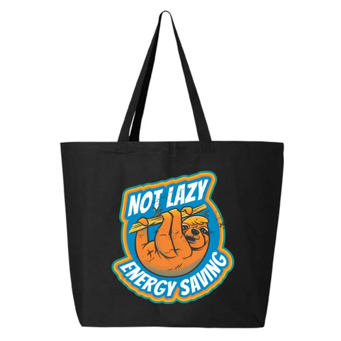 Funny Energy Saving Sloth 25L Jumbo Tote