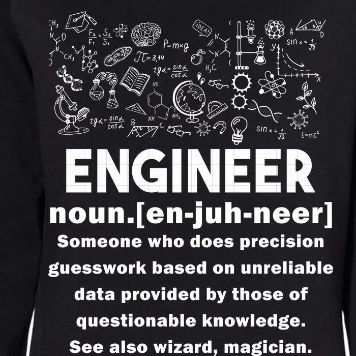 Funny Engineer Meaning Womens California Wash Sweatshirt