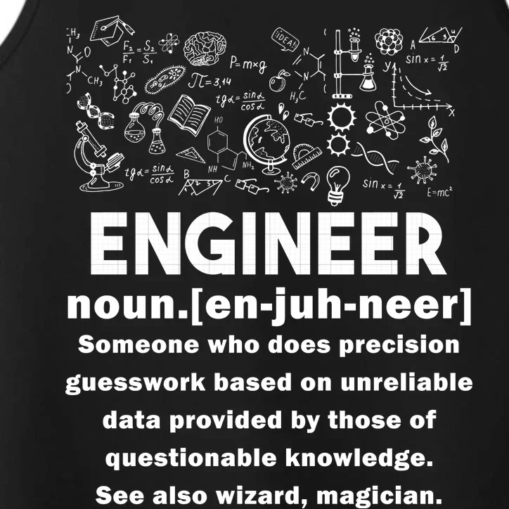 Funny Engineer Meaning Performance Tank