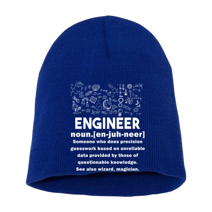 Funny Engineer Meaning Short Acrylic Beanie