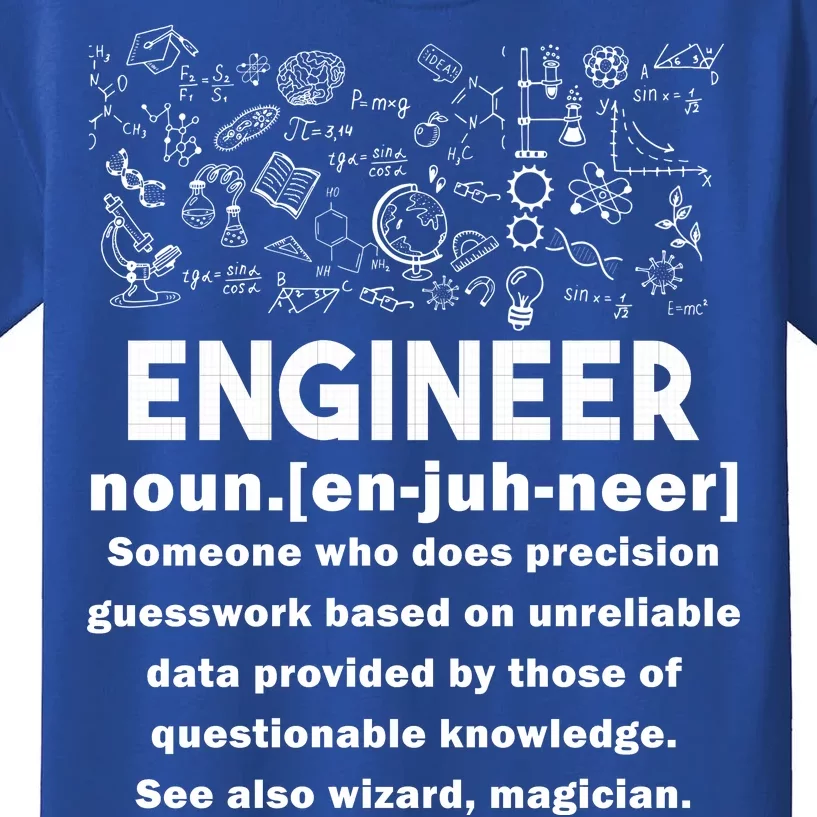 Funny Engineer Meaning Kids T-Shirt