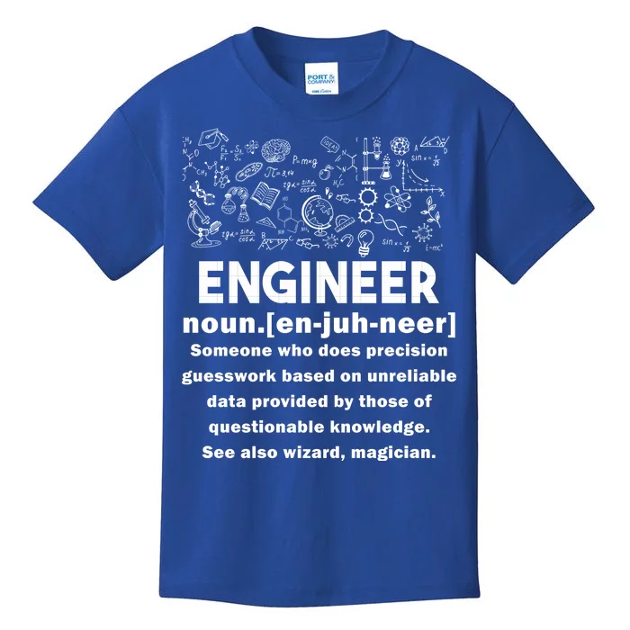 Funny Engineer Meaning Kids T-Shirt