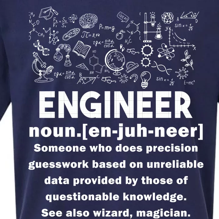 Funny Engineer Meaning Sueded Cloud Jersey T-Shirt