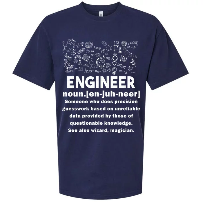 Funny Engineer Meaning Sueded Cloud Jersey T-Shirt