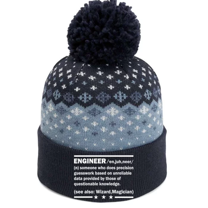 Funny Engineer Noun Definition The Baniff Cuffed Pom Beanie