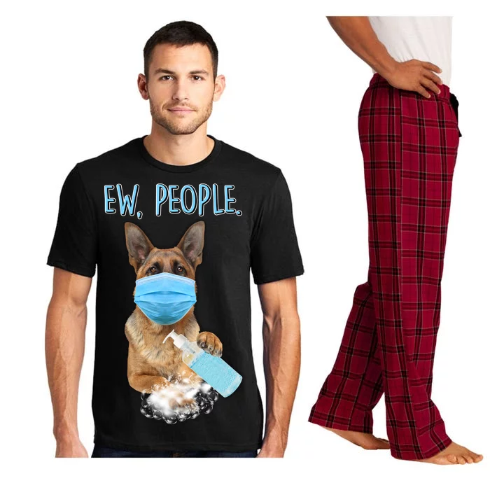 Funny Ew People Hygienic German Shepard Pajama Set