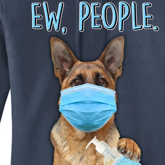 Funny Ew People Hygienic German Shepard Women's Pullover Hoodie