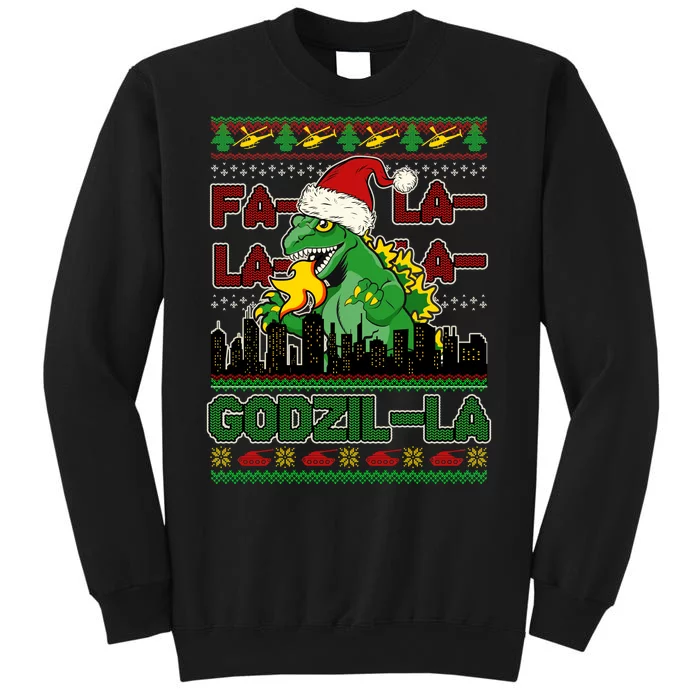 Funny Fa La La La Godzil-La Ugly Christmas Sweater Sweatshirt