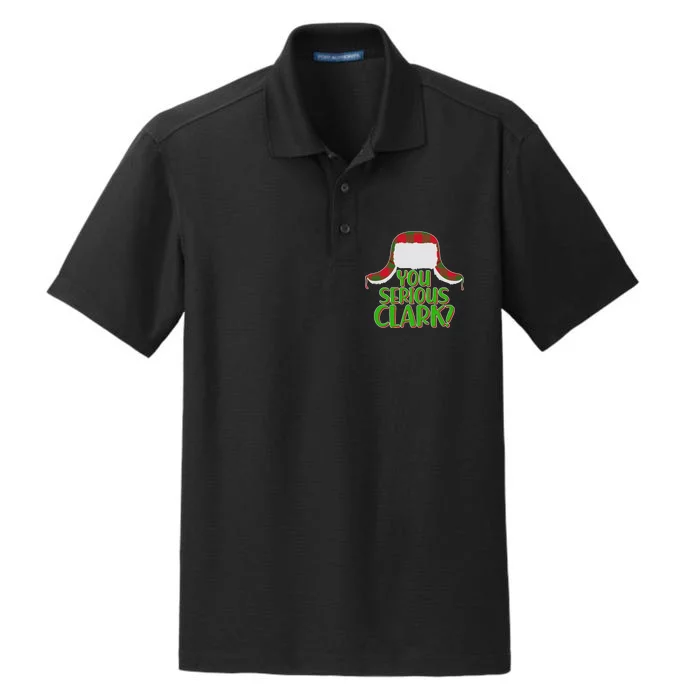 Funny Family Christmas You Serious Clark Dry Zone Grid Performance Polo