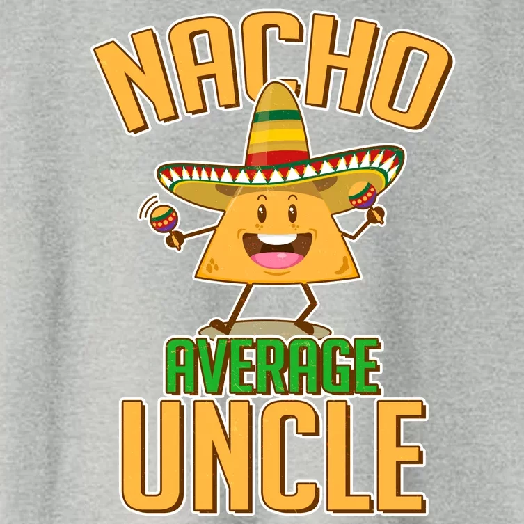 Funny Family Nacho Average Uncle Women's Crop Top Tee