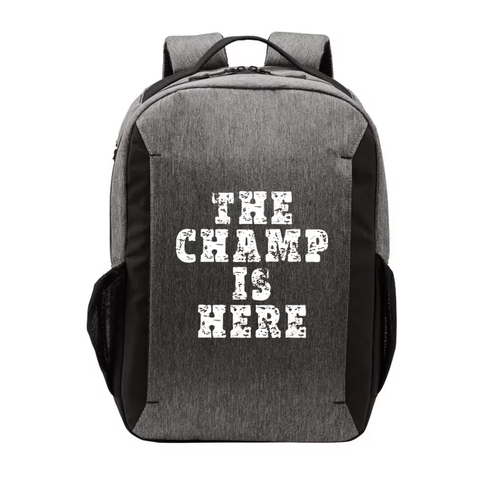 Funny Fantasy Football The Champ Is Here Vector Backpack