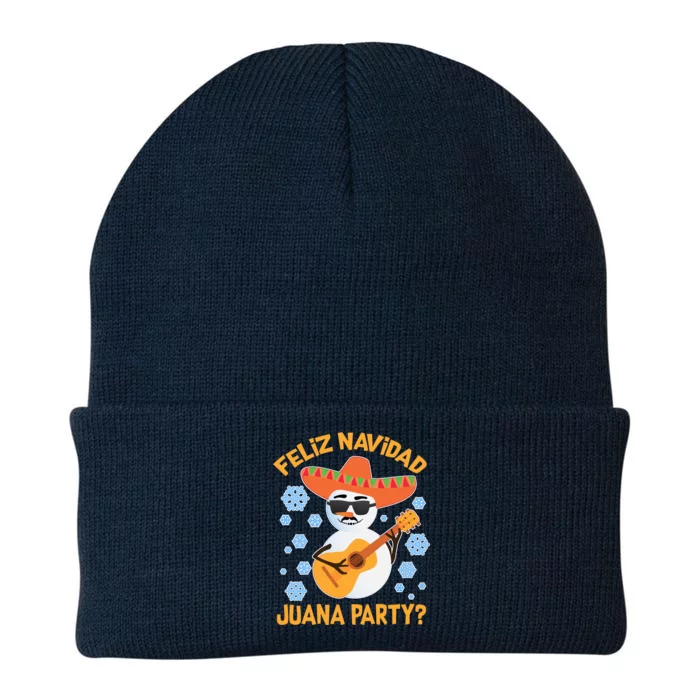 Funny Feliz Navidad Juana Party Snowman Knit Cap Winter Beanie