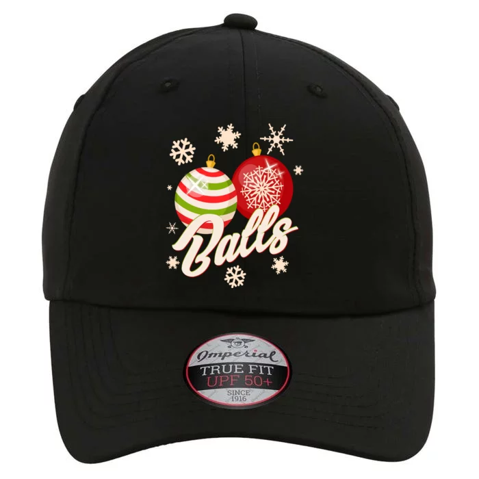 Funny Festive Christmas Balls The Original Performance Cap