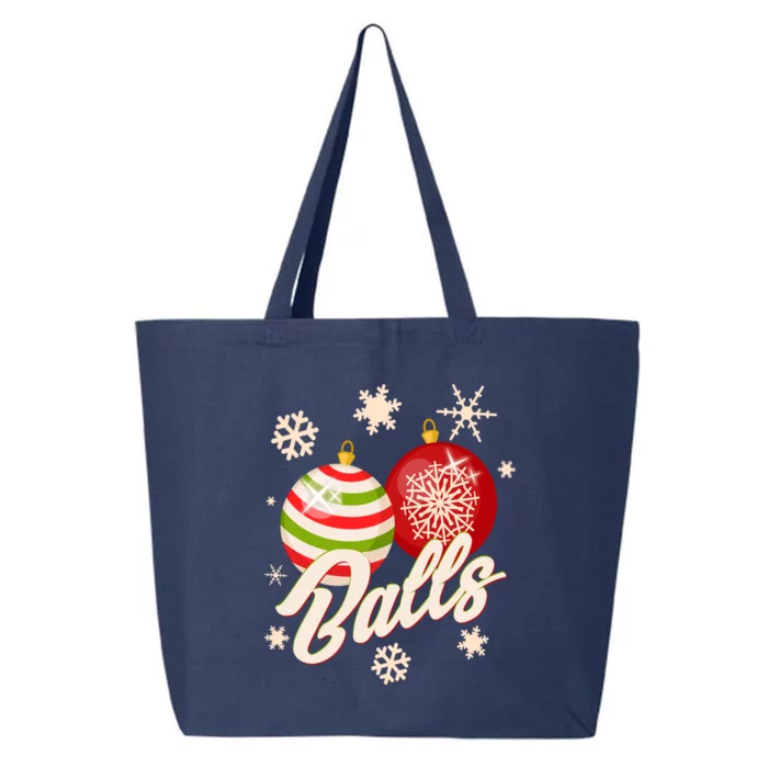 Funny Festive Christmas Balls 25L Jumbo Tote